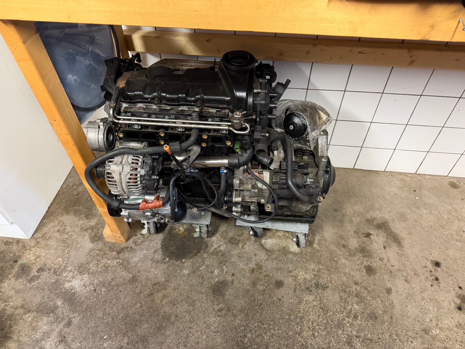 Golf 4 v5 150pk AGZ motor+automaatbak, Ophalen, Gebruikt, Volkswagen