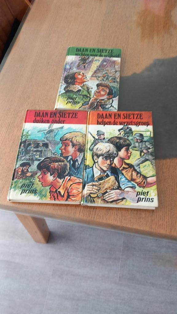 Daan en Sietze boeken - 3 delen van Piet Prins, Ophalen of Verzenden, Algemeen, Piet Prins, Tweede Wereldoorlog