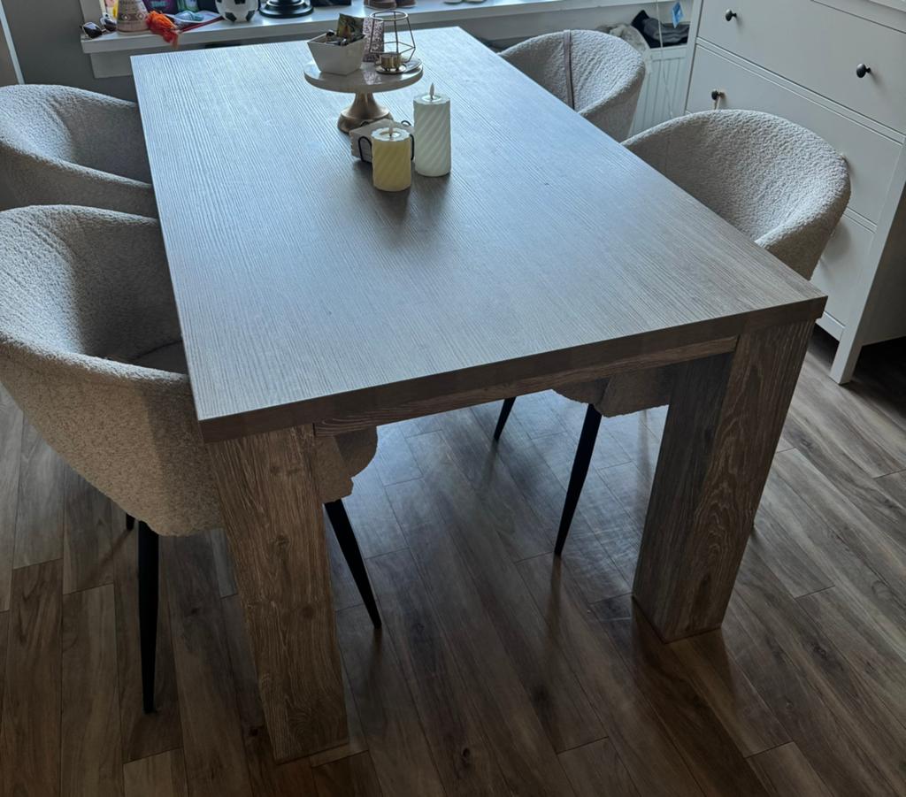 Mooie eetkamertafel (excl stoelen), Ophalen, Gebruikt, 200 cm of meer, 50 tot 100 cm