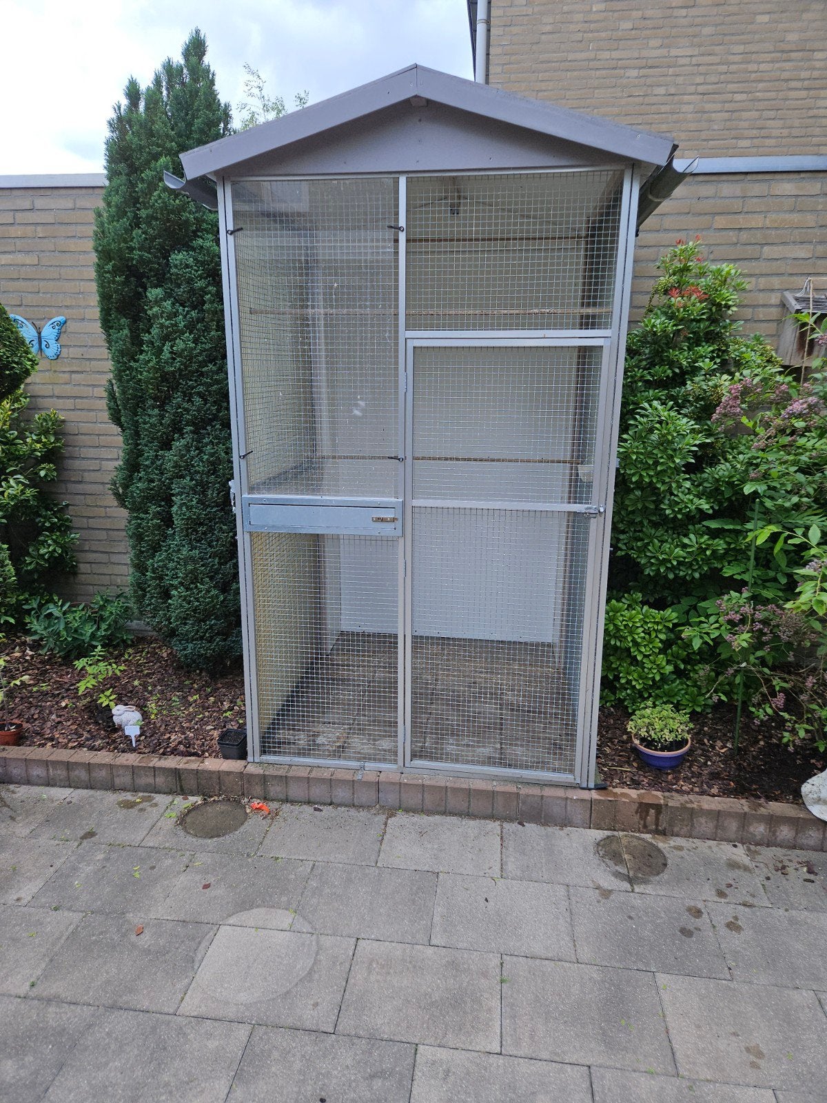 Te koop nette volière, Ophalen, Gebruikt, Aluminium, Volière