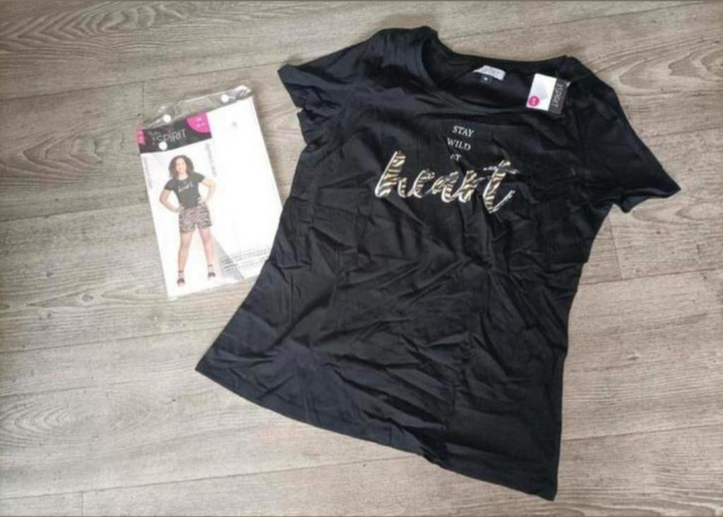 ❇️t shirt van true spirit maat M❇️.   Nieuw, Maat 38/40 (M), Verzenden, Zwart, Nieuw