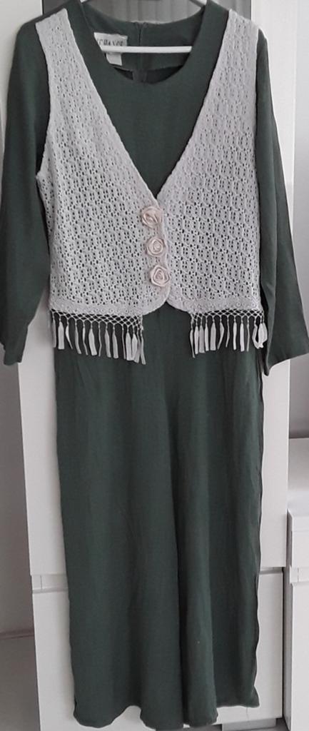 Jumpsuit met Gehaakt Gilet - Maat 38, Kleding | Dames, Ophalen of Verzenden, Zo goed als nieuw, Maat 38/40 (M), Overige kleuren