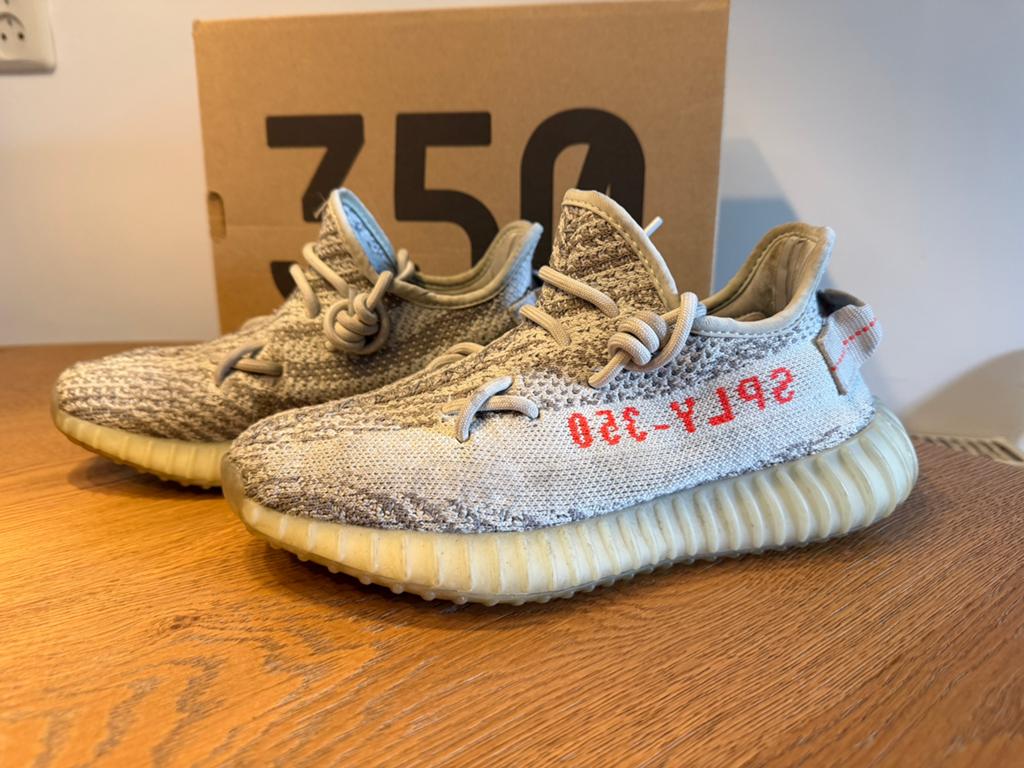 Adidas Yeezy Boost 350 V2 Blue Tint, Ophalen, Gedragen, Blauw