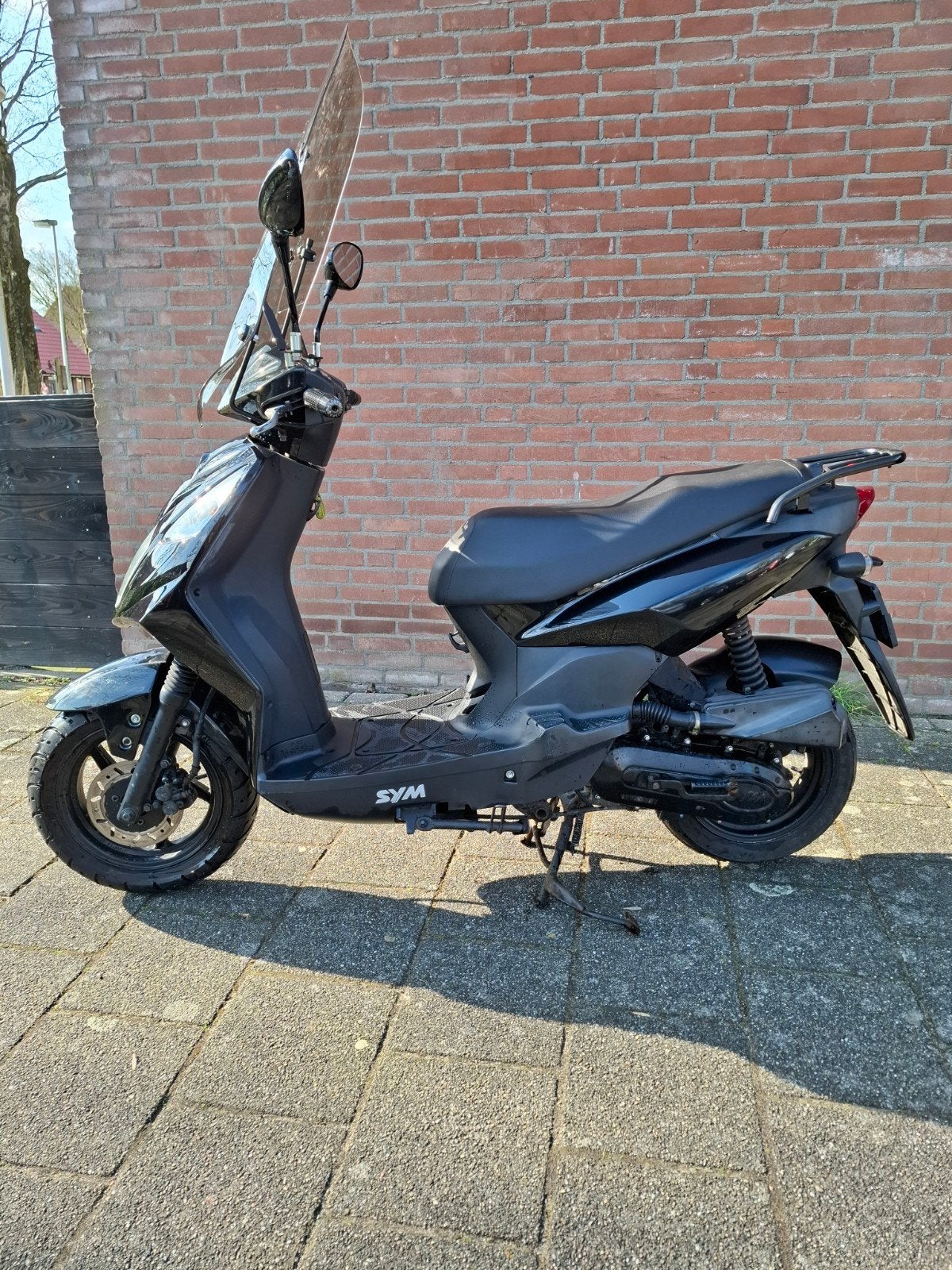 Zwarte Sym Orbit ll Scooter - Goed Onderhouden, Fietsen en Brommers, Scooters | SYM, Ophalen, Gebruikt, Maximaal 45 km/u, Benzine