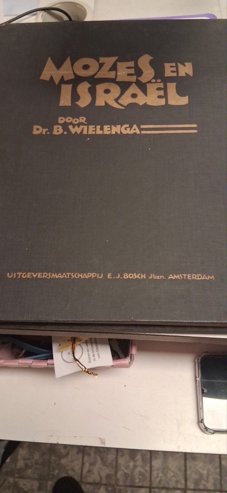 Mozes en Israël - Dr. B. Wielenga (Eerste Deel), Boeken, Ophalen of Verzenden, Gelezen, Dr. B. Wielenga, Christendom | Protestants