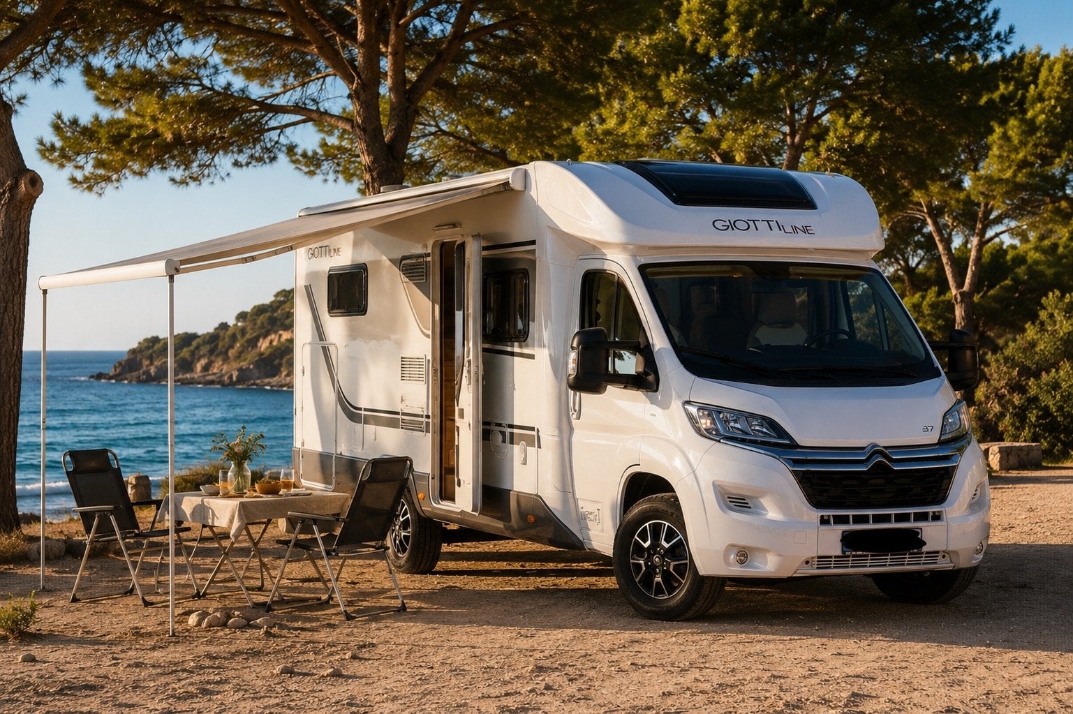 GiottiLine Therry - Comfortabele en ruime camper te huur, Caravans en Kamperen, Campers, Ringverwarming, Fiat, Particulier, Koelkast