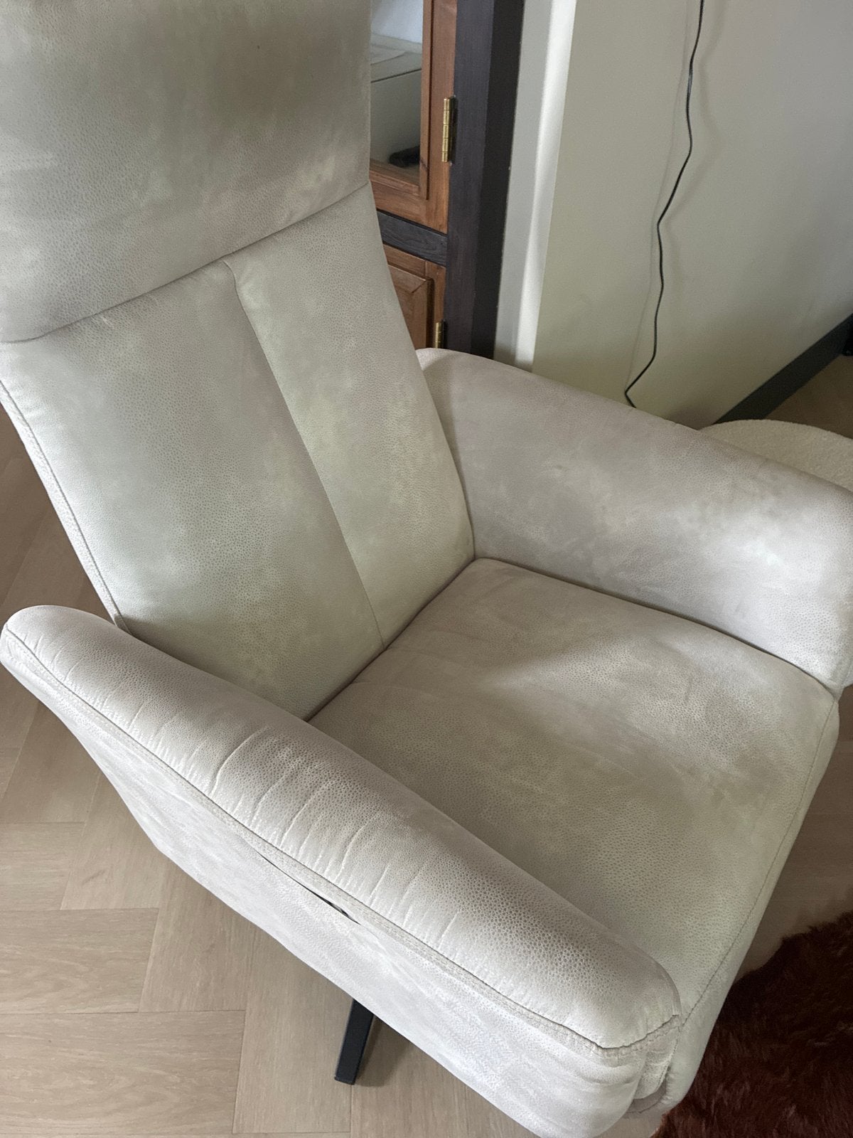 Stoffen elektrische Haco relaxstoel - Comfort en stijl, Ophalen, Gebruikt, Stof, 75 tot 100 cm