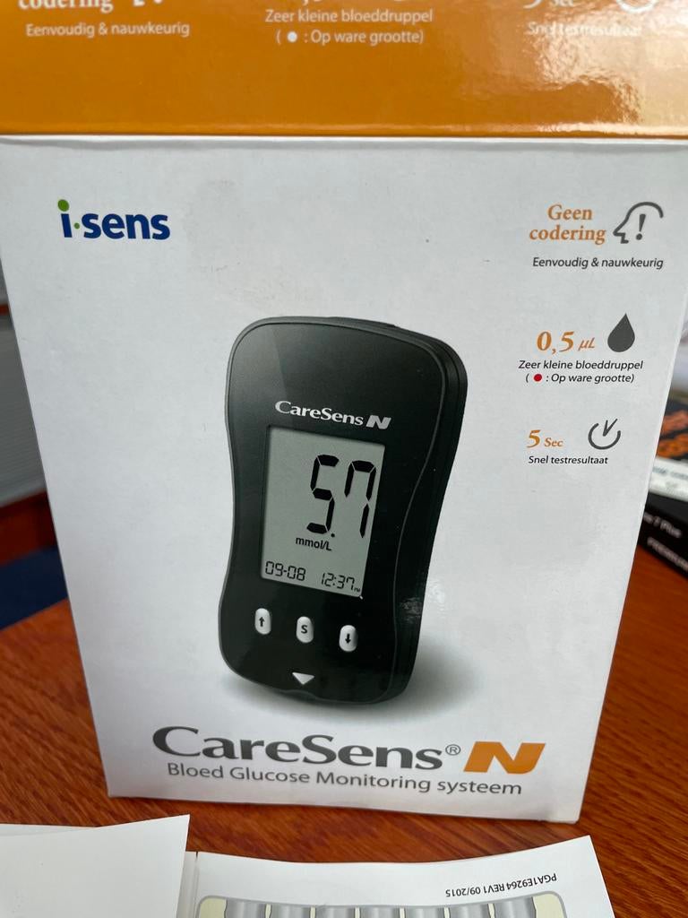 CareSens N bloedglucosemeter., Ophalen of Verzenden, Zo goed als nieuw