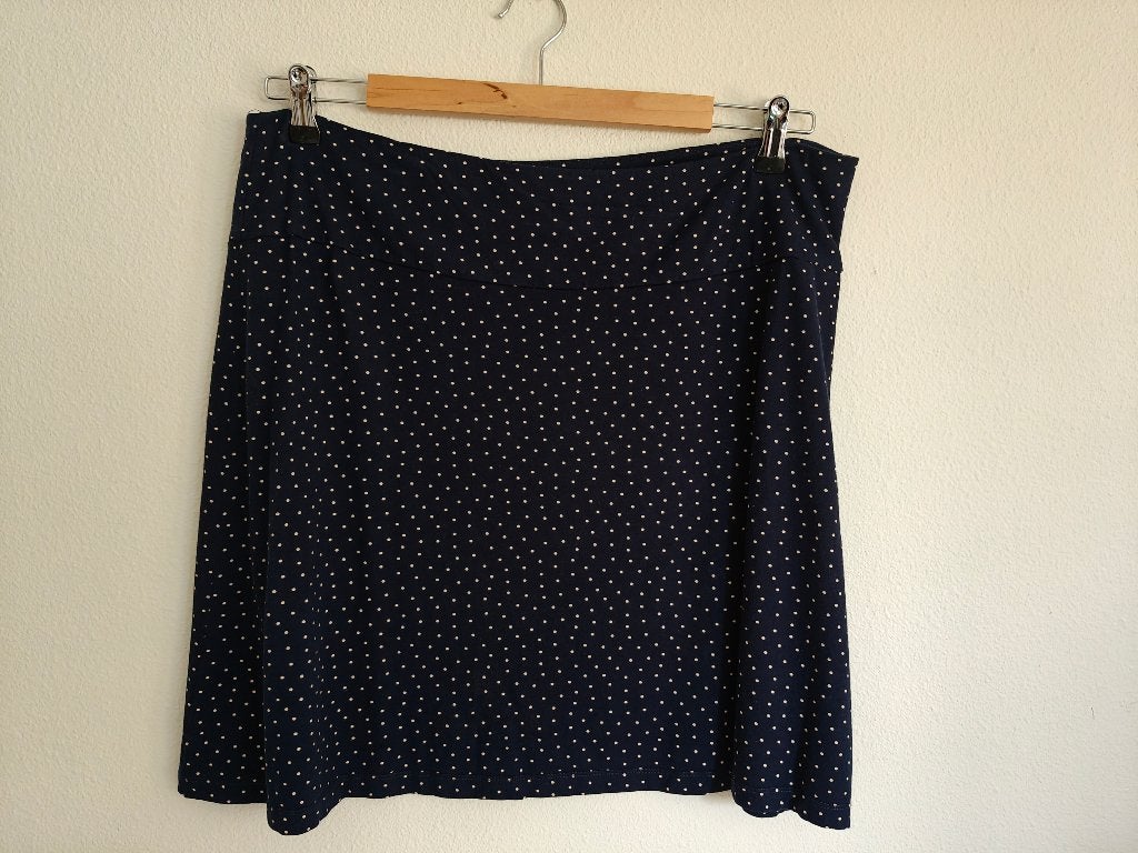 King Louie border skirt rok xl blauw stip, Blauw, Maat 46/48 (XL) of groter, Ophalen of Verzenden, Zo goed als nieuw