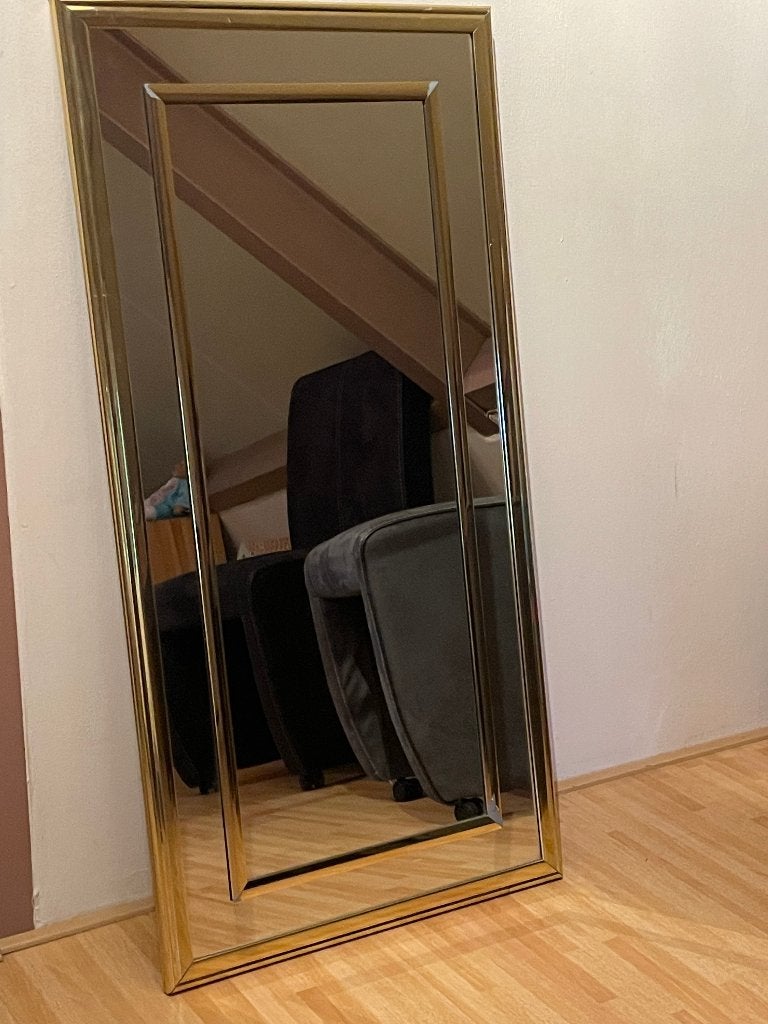spiegel, Huis en Inrichting, Woonaccessoires | Spiegels, Ophalen, Gebruikt, 100 tot 150 cm, Rechthoekig