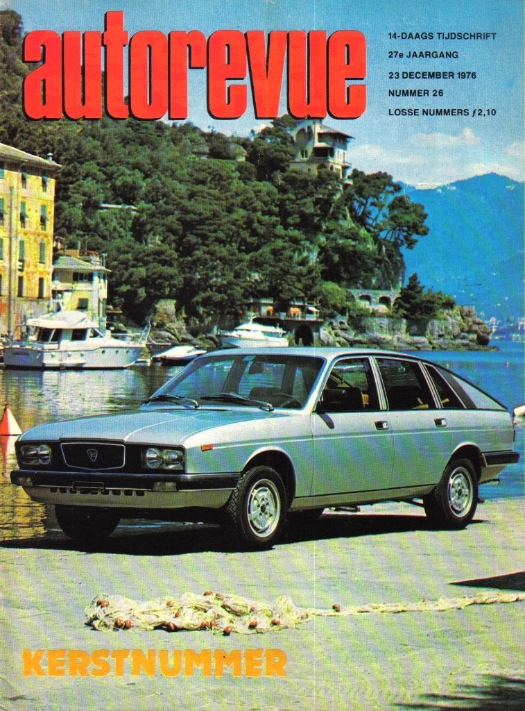 Autorevue test Lancia Gamma Berlina 1976, Ophalen of Verzenden, Gelezen, Overige merken