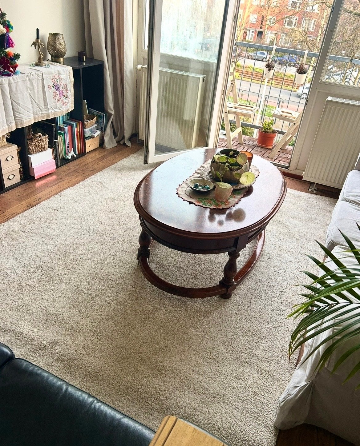 IKEA STOENSE Vloerkleed, laagpolig, gebroken wit, 200x300 cm, Ophalen, 200 cm of meer, Zo goed als nieuw, 200 cm of meer