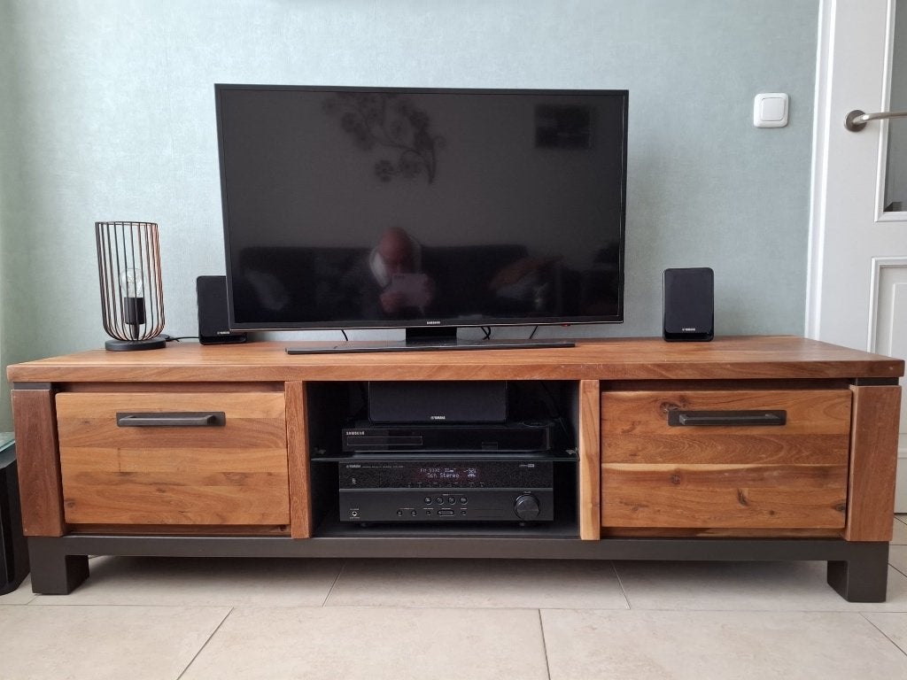 Tv meubel (Henders en Hazel), Ophalen, 150 tot 200 cm, Zo goed als nieuw, Minder dan 100 cm
