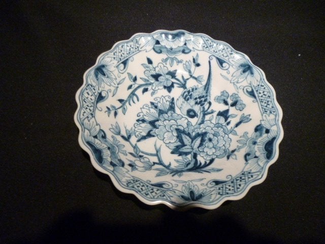 Makkum bordje Ø 22 cm delftblauw, Ophalen of Verzenden