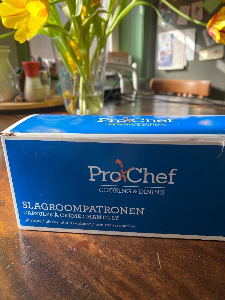 ProChef Slagroompatronen, Ophalen of Verzenden, Nieuw