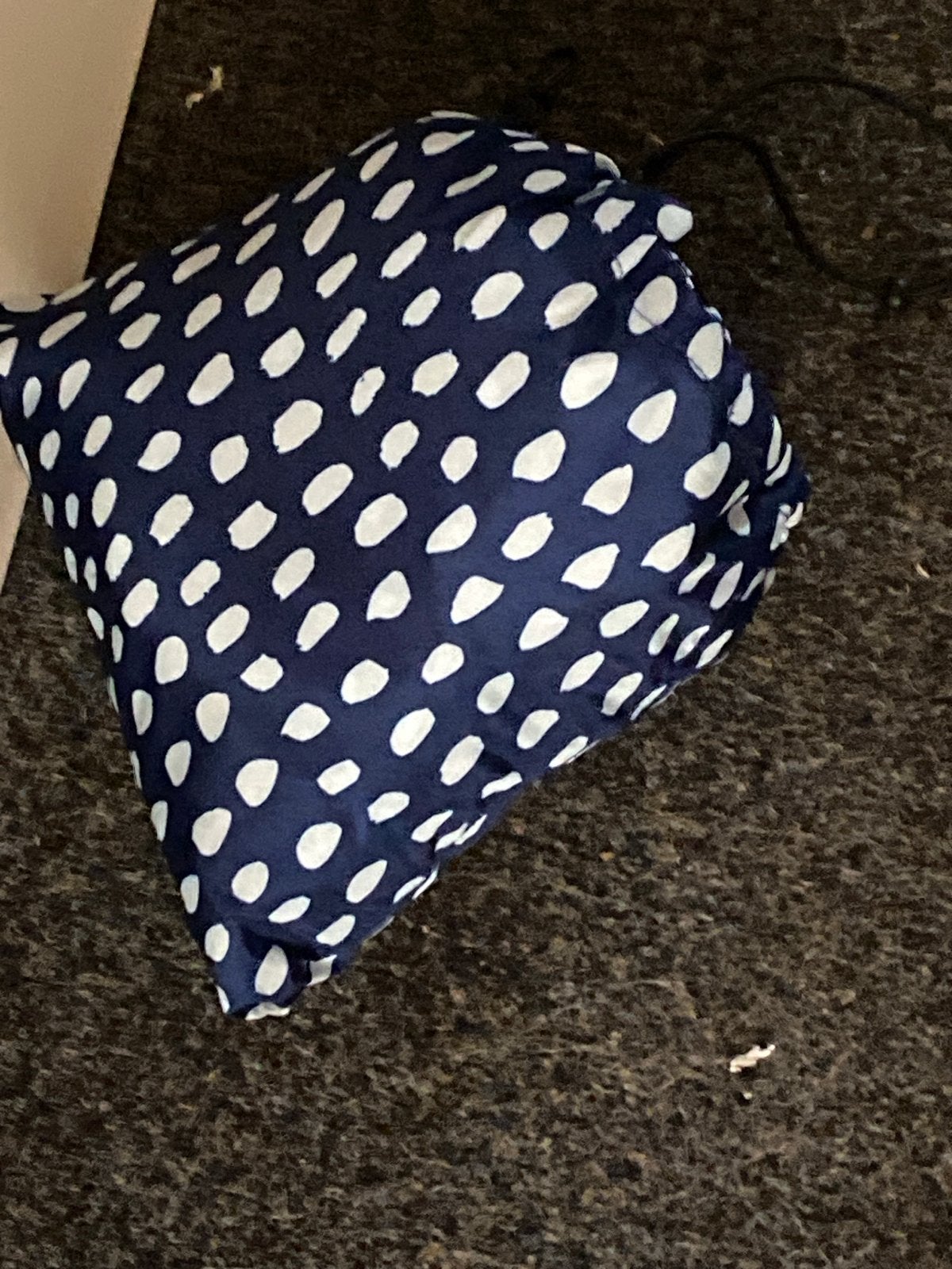 Stijlvol Regenpak - Blauw met Witte Stippen, Caravans en Kamperen, Regenkleding, Ophalen of Verzenden, Zo goed als nieuw, Regenpak