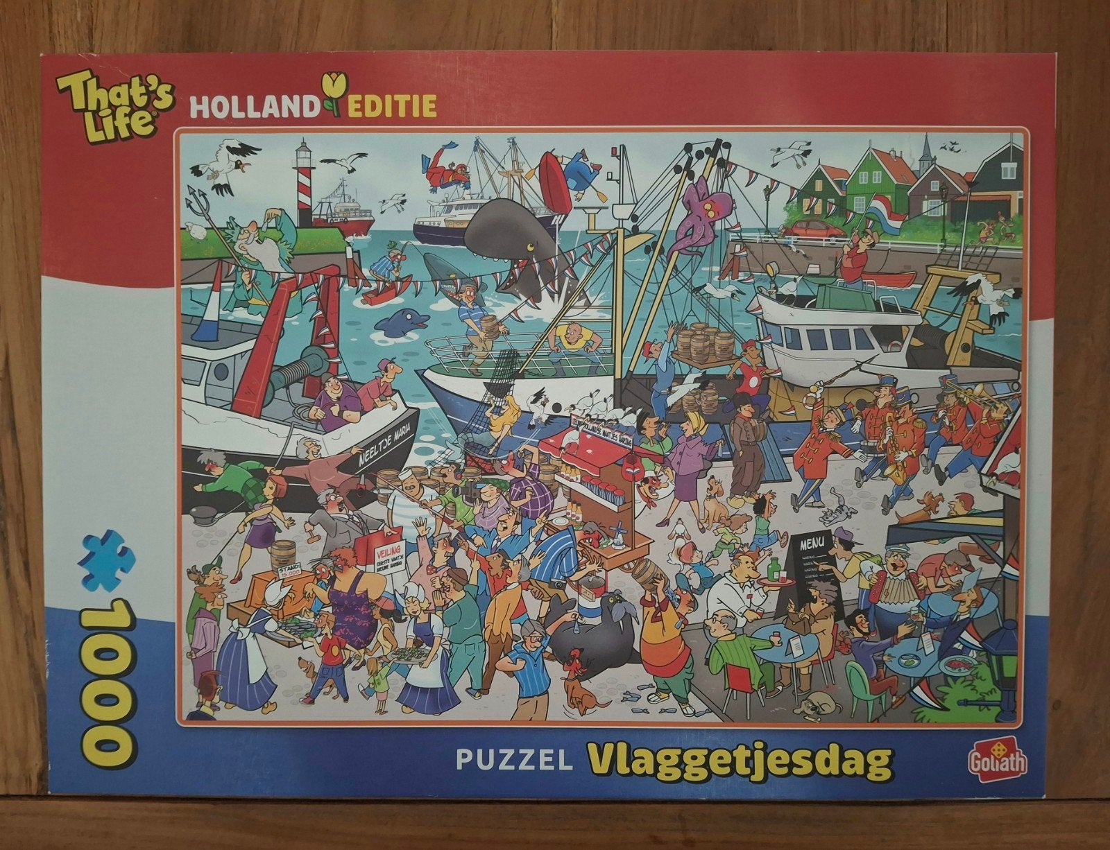 That's life Holland editie puzzel, Hobby en Vrije tijd, Ophalen of Verzenden, 500 t/m 1500 stukjes, Zo goed als nieuw, Legpuzzel