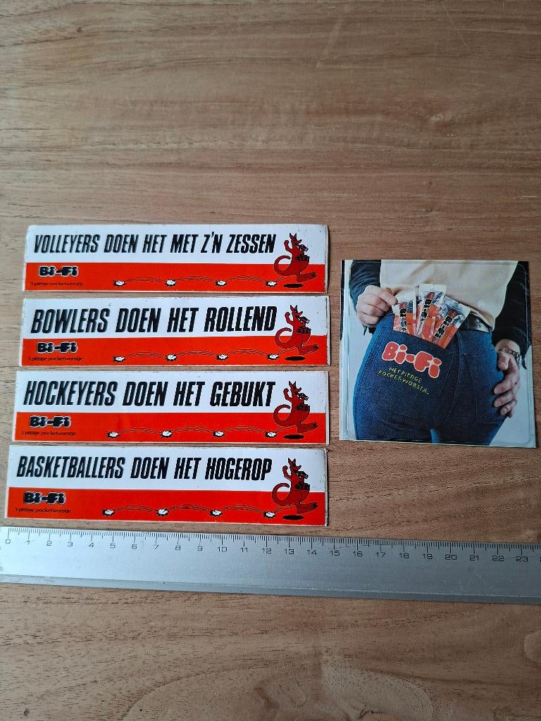 Stickers bifi, Ophalen of Verzenden, Zo goed als nieuw, Merk