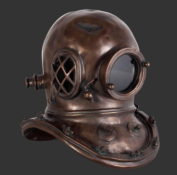 Diving Helmet – Duikhelm Hoogte 41 cm - decoratie, Watersport en Boten, Duiken, Ophalen, HorecaBeelden, Overige typen, Nieuw