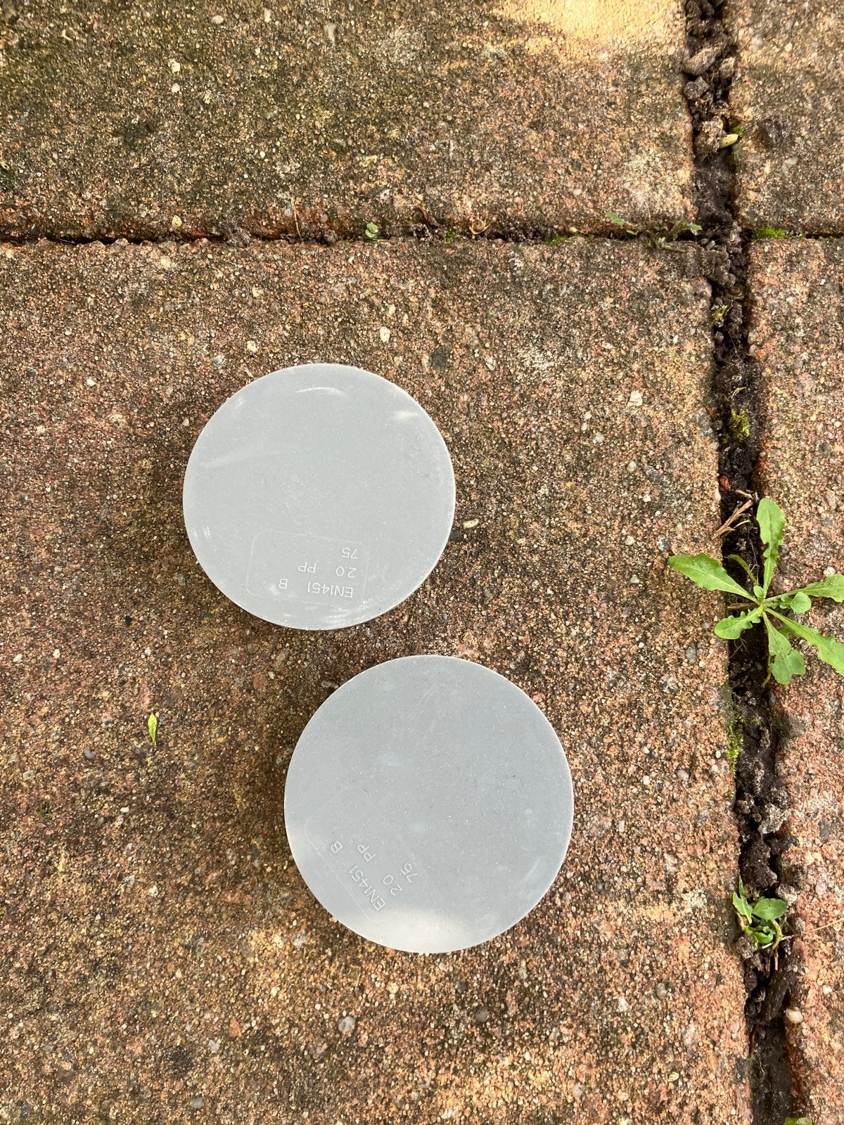 Pvc einddop 75mm, Pvc, Overige typen, Ophalen of Verzenden, Zo goed als nieuw