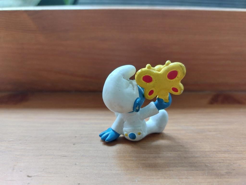 Smurf met vlinder De Smurfen, Ophalen of Verzenden, Zo goed als nieuw