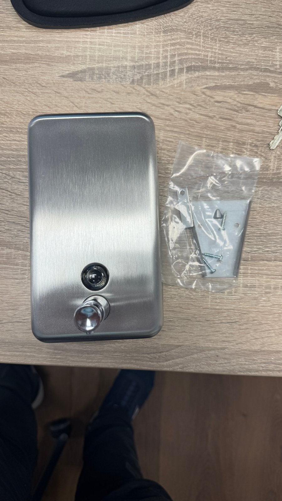 RVS Zeepdispenser - Nieuw in verpakking, Ophalen of Verzenden, Nieuw, Rvs, Overige typen