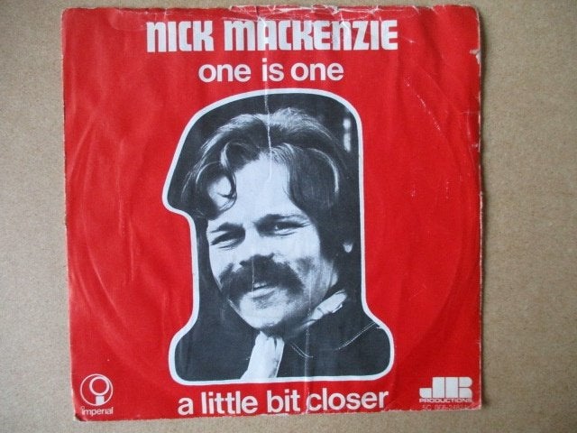 s3250 nick mackenzie - one is one, Cd's en Dvd's, Vinyl Singles, Ophalen, Gebruikt, Overige genres