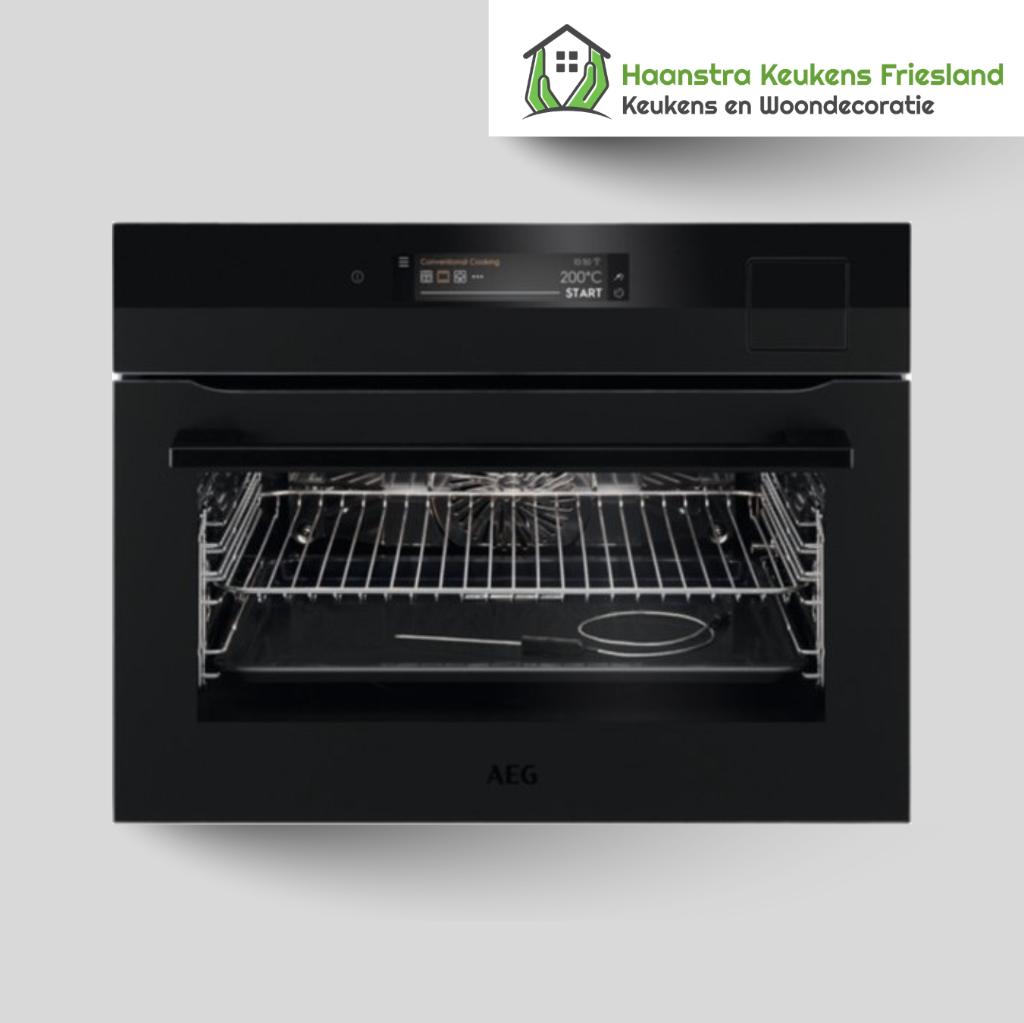 AEG KSK898230T Oven met stoomfunctie, nooit gebruikt, Ophalen, Zwart, Nieuw, 50 tot 100 cm