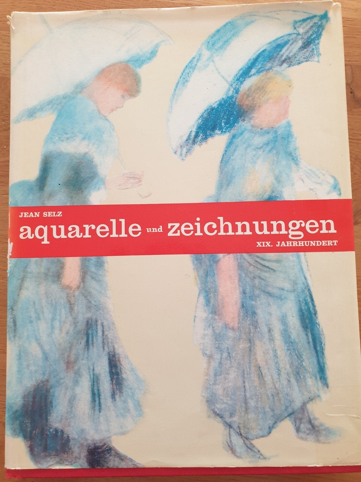 Aquarelle und Zeichnungen XIX. Jahrhundert - Jean Selz, Ophalen of Verzenden, Zo goed als nieuw
