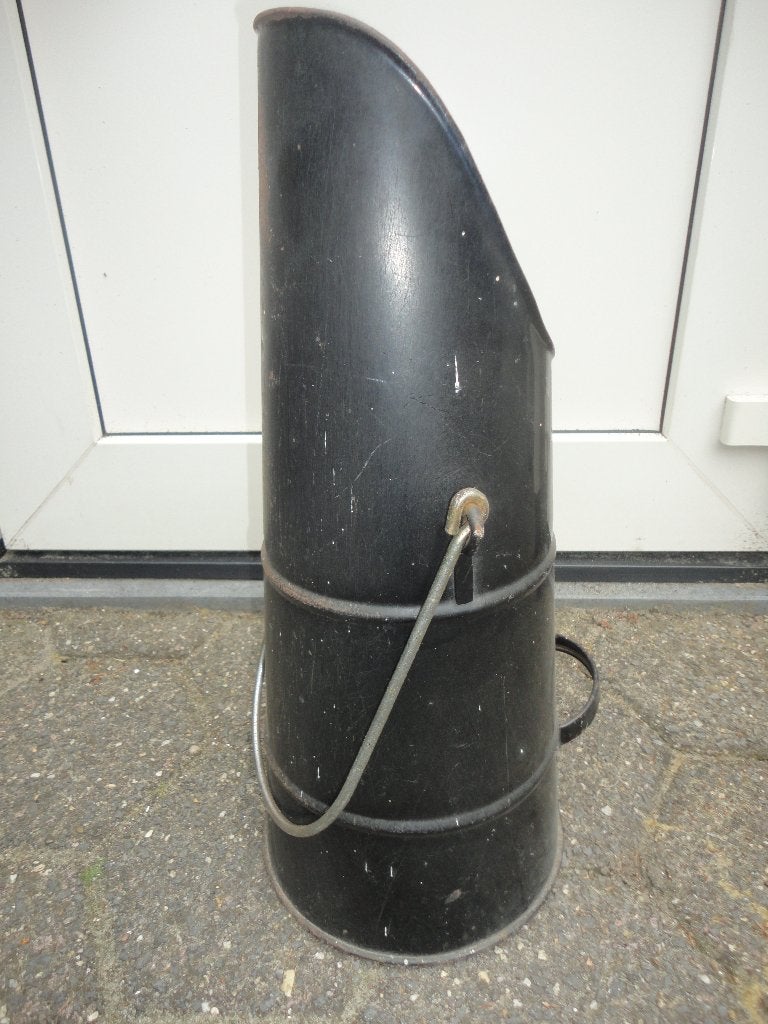 Oude metalen kolenkit kolenemmer, Ophalen of Verzenden