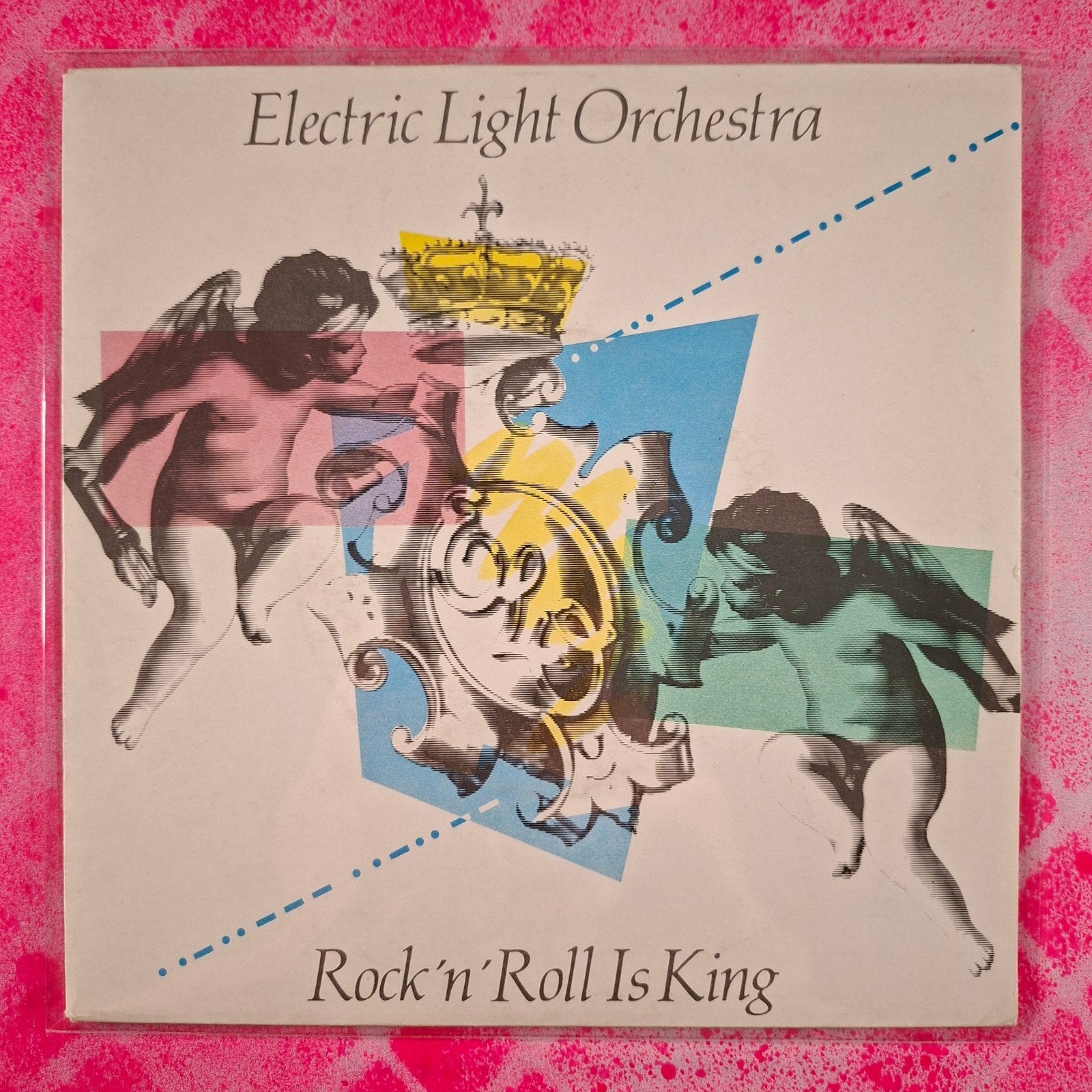 ELO Rock and roll is King single, Gebruikt, 7 inch, Pop, Overige typen