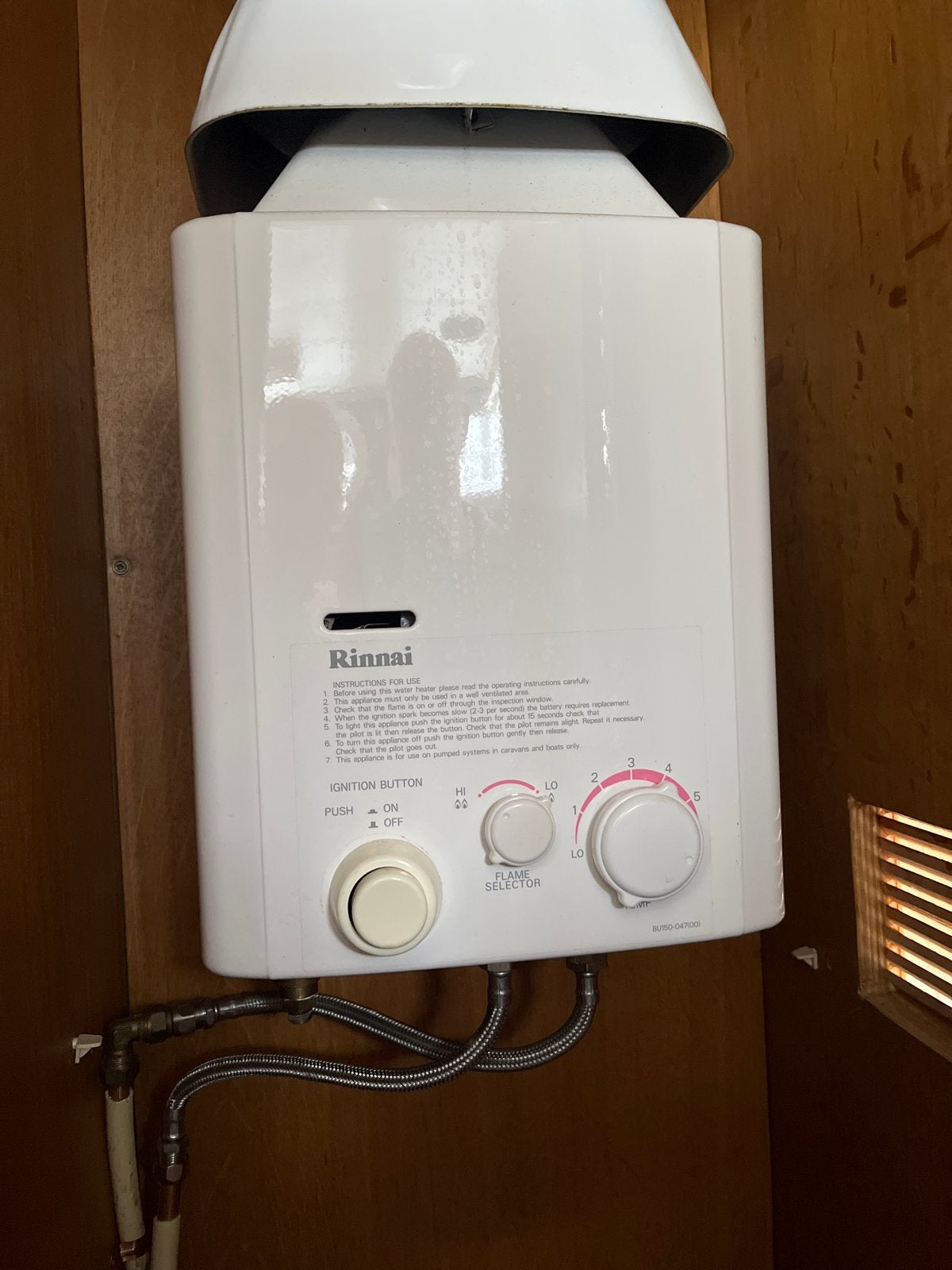 Rinnai Geiser - Compact en Efficiënt Warm Water, Gebruikt, Geiser, Ophalen of Verzenden, Minder dan 20 liter
