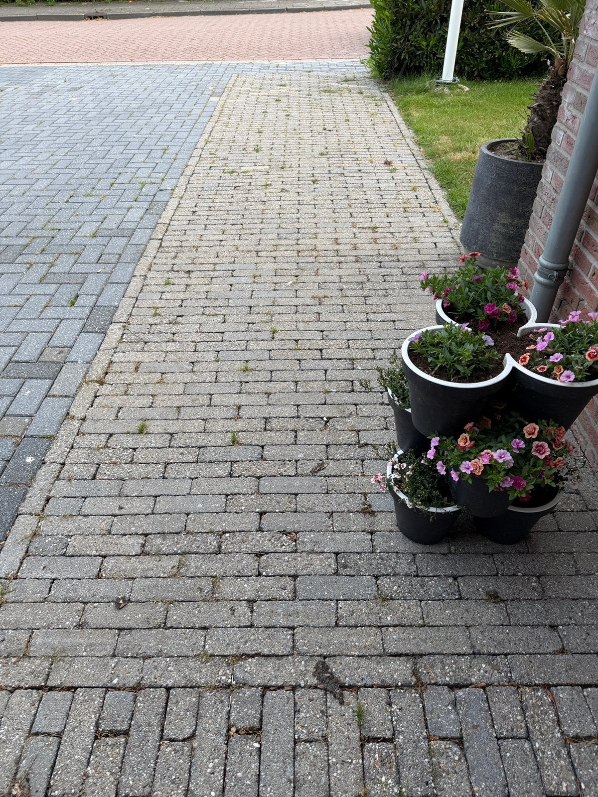 Betonklinkers L20,5 X B6,5 X H8 cm, Tuin en Terras, Ophalen, Gebruikt, Beton, Klinkers