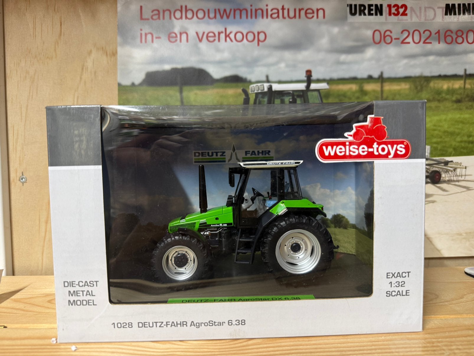 Deutz-Fahr Agrostar 6.38 Weise Toys 1:32, Ophalen of Verzenden, Nieuw, Tractor of Landbouw, SIKU