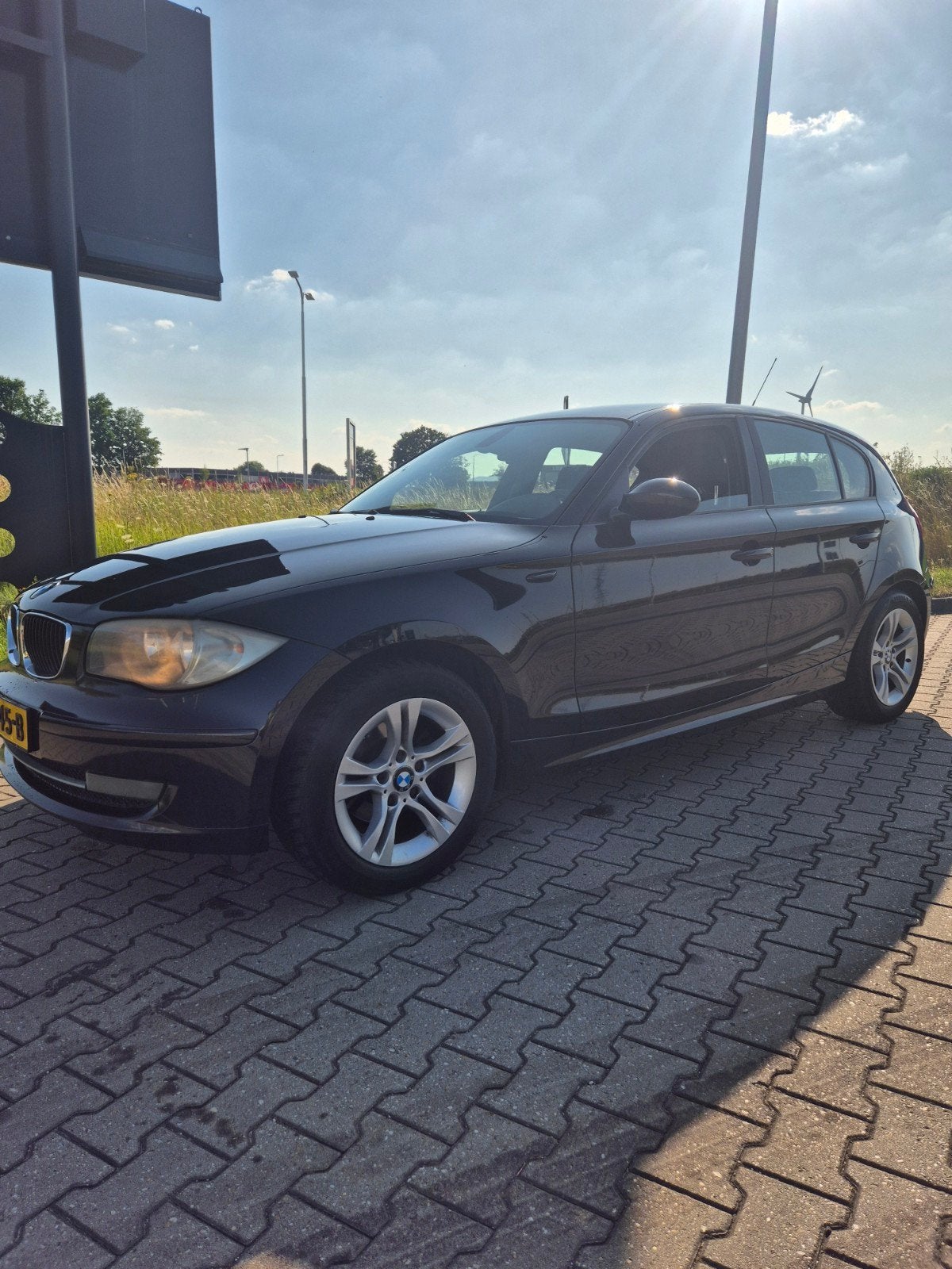 BMW 1-Serie 1.6 116I 5DR 2008 Zwart, Auto's, BMW, 1-Serie, Achterwielaandrijving, 1599 cc, 4 cilinders