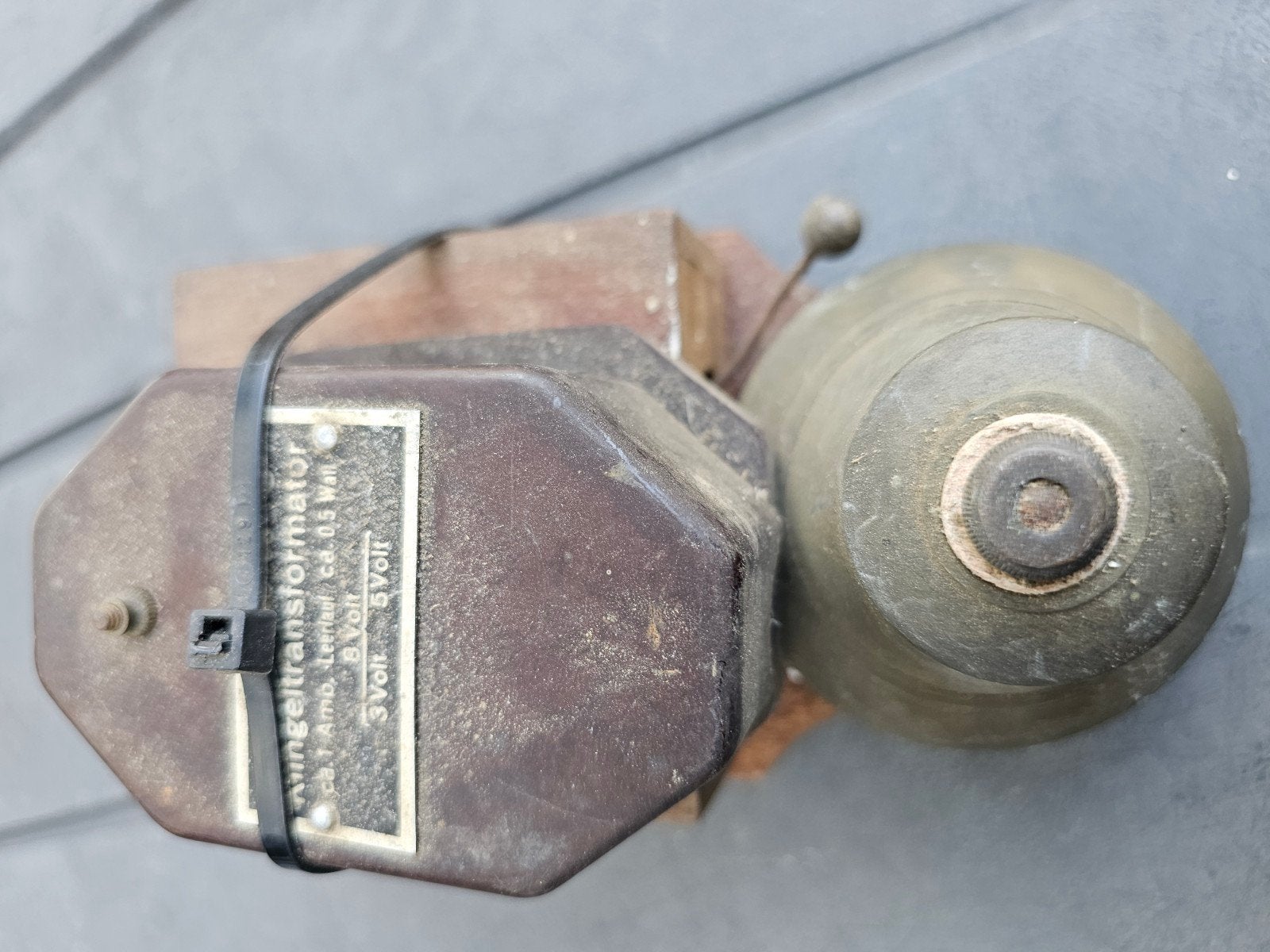 ANTIEKE BEL MET TRAFO., Ophalen, Gebruikt, Overige typen
