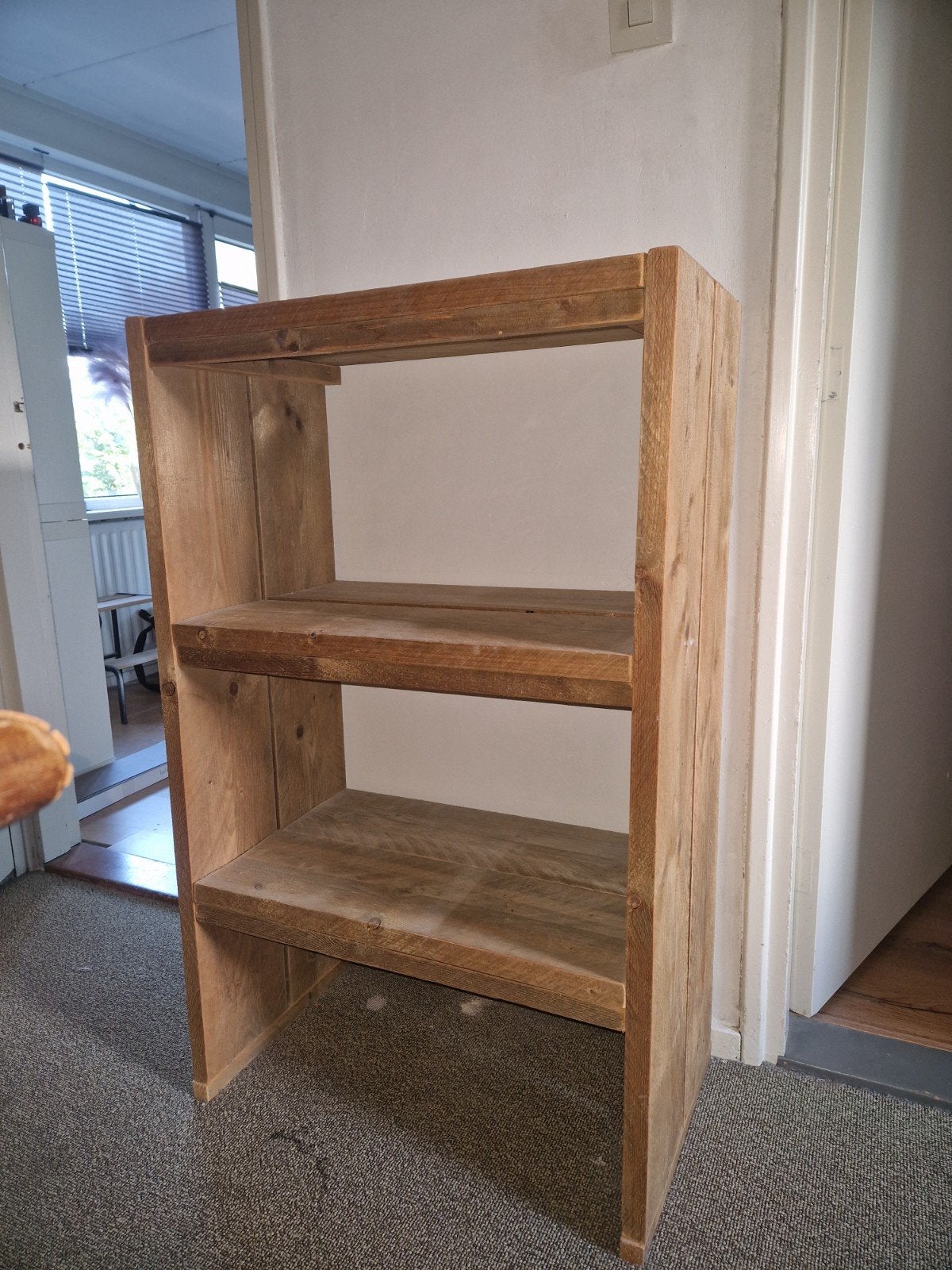 Steigerhouten kastje - H114xB70xD40 cm, Ophalen, Gebruikt