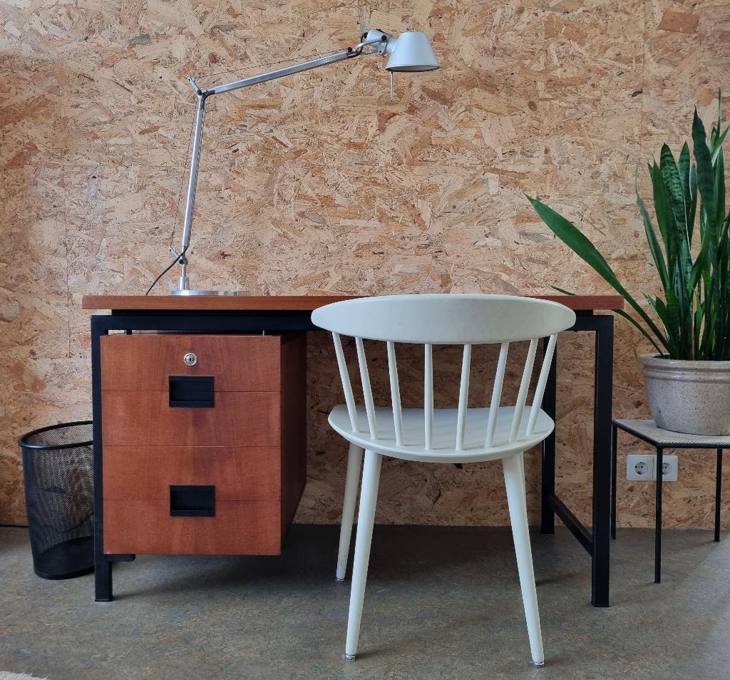 Cees Braakman bureau japanse serie vintage, Ophalen, Gebruikt, Hout, Vintage