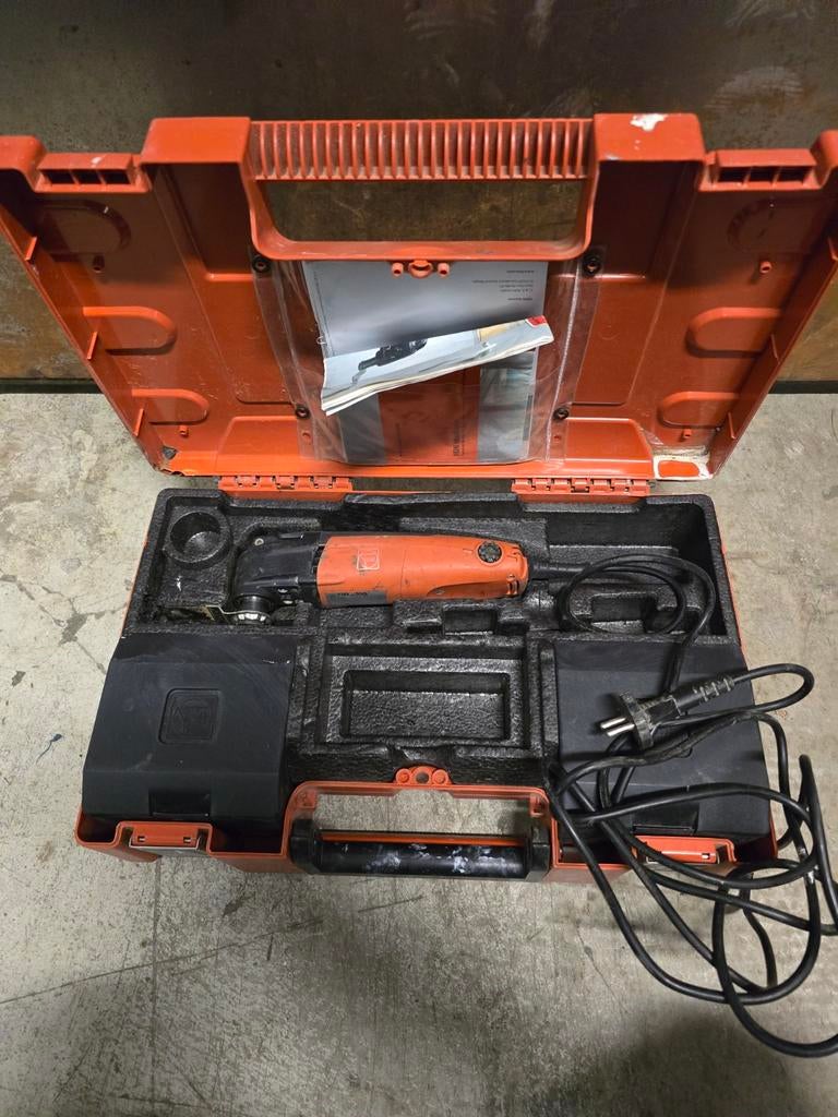 Fein Multimaster FMM250Q multitool met toebehoren, Doe-het-zelf en Verbouw, Ophalen of Verzenden, Gebruikt, Overige typen