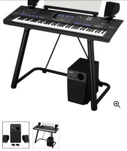 Yamaha Genos2 Arranger Workstation met speakers en standaard, Muziek en Instrumenten, Ophalen, Yamaha, Met standaard, Zo goed als nieuw