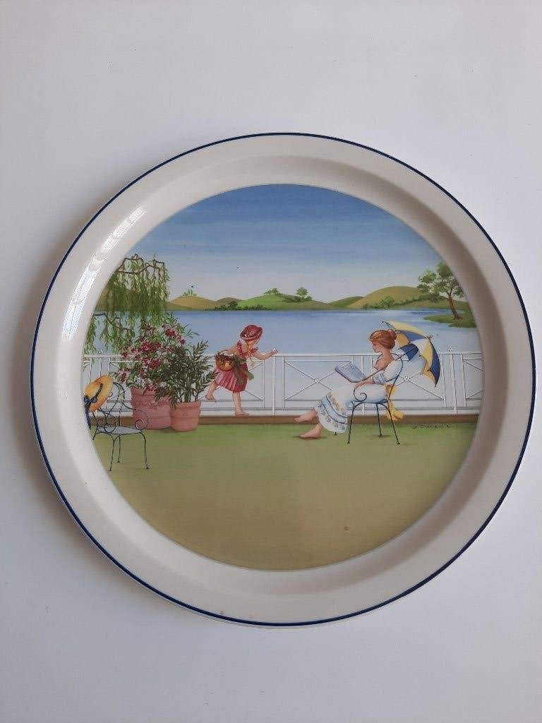 Gaaf wandbord The Romantic Seasons Summer Villeroy&Boch, Ophalen of Verzenden