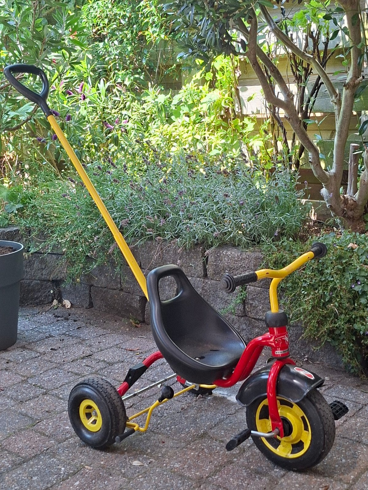 Puky driewieler met duwstang, Ophalen, Gebruikt