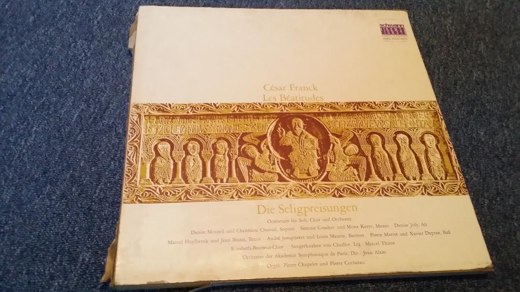 LP-box César Franck - orgelmuziek, Gebruikt, Inclusief boekje, Overige typen, Ophalen of Verzenden