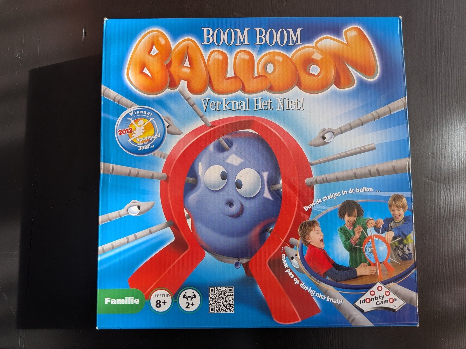 Gezelschapsspel Boom Boom Balloon, Ophalen