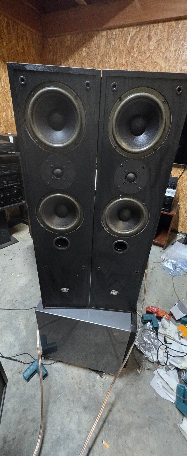 BNS Unlimited III Vloerstaande Luidsprekers - 120 Watt, Audio, Tv en Foto, Vloerstaande luidspreker, Gebruikt, 60 tot 120 watt
