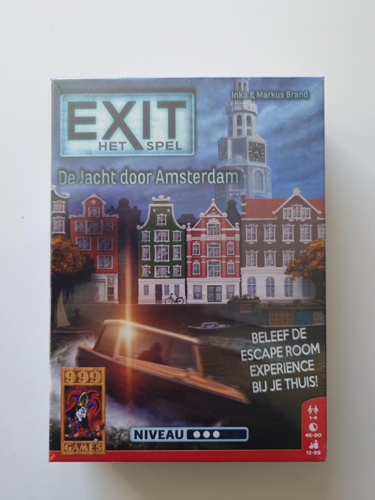 Escaperoom spel, EXIT, de jacht door Amsterdam, Ophalen, Nieuw