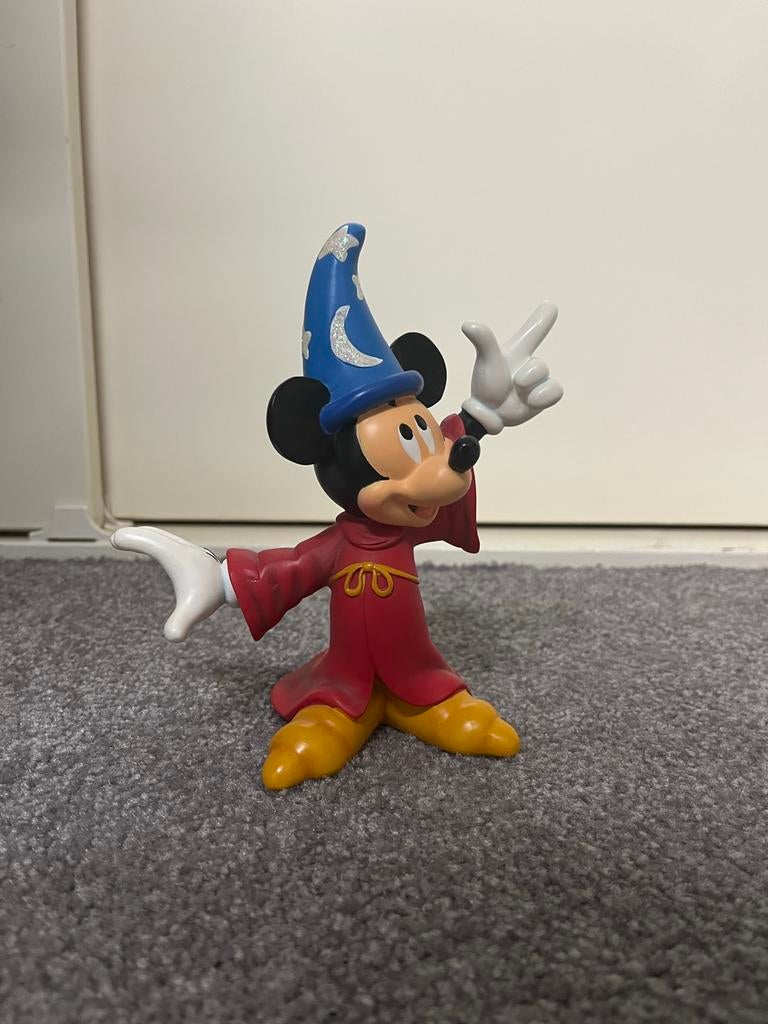 Disney Mickey Mouse Tovenaarsbeeldje, Ophalen of Verzenden, Mickey Mouse, Gebruikt, Beeldje of Figuurtje