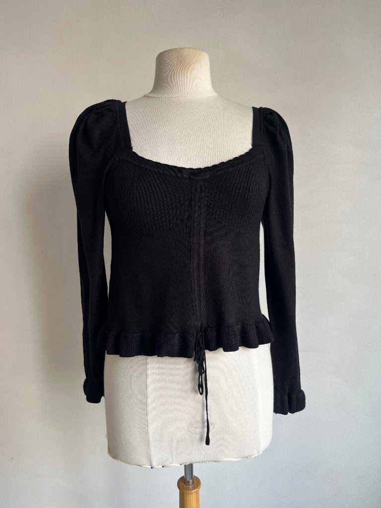 zara trui maat m zwart, Kleding | Dames, Truien en Vesten, Maat 38/40 (M), Verzenden, Zwart, Zo goed als nieuw