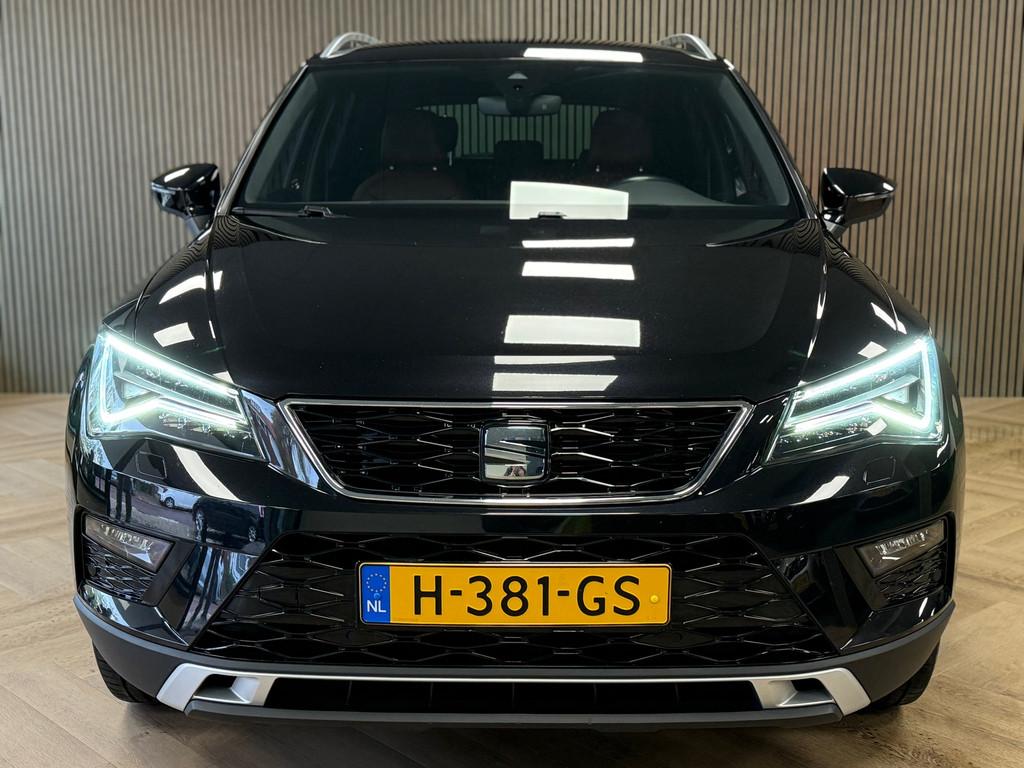 Seat Ateca 1.4 TSI FR 150PK DSG TREKHAAK LEDER APPLE CARPLAY, Gebruikt, Ateca, Zwart, Leder