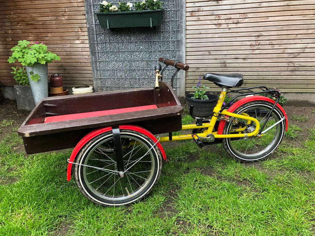 Concorde kinder bakfiets 16 inch retro, Fietsen en Brommers, Velgrem, Ophalen, Overige merken, 1 kind
